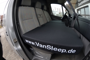 VanSleep-Transporterbett 3 Sitzer (Fahrzeuge mit Beifahrerdoppelsitzbank)